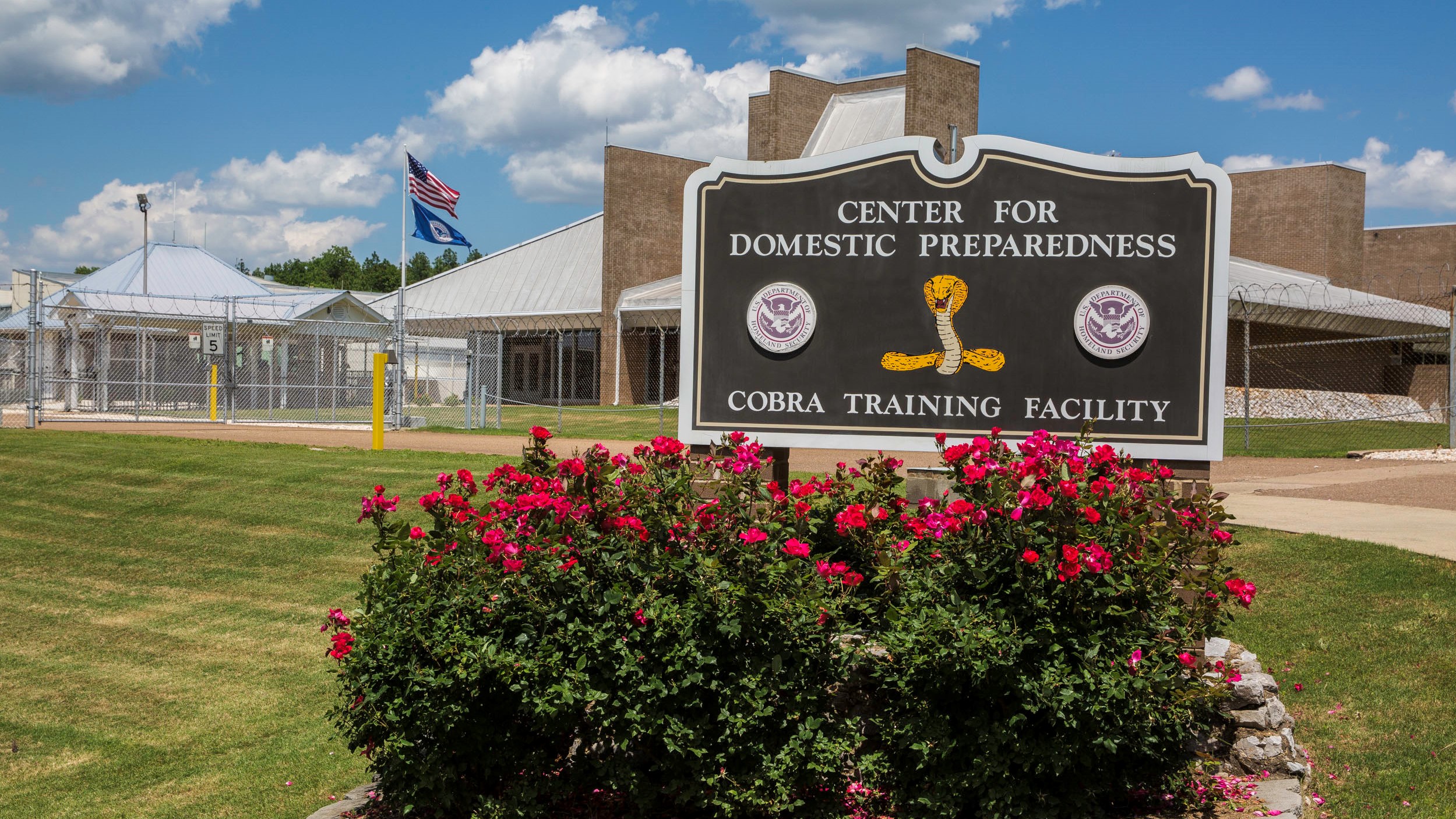 Center for Domestic Preparedness’ COBRA (Chemical, Ordnance, Biological and Radiological) Training Facility.